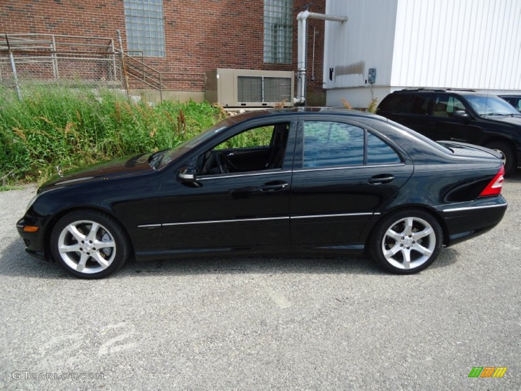 Black 2007 Mercedes-Benz C 230 Sport Exterior Photo #66105093