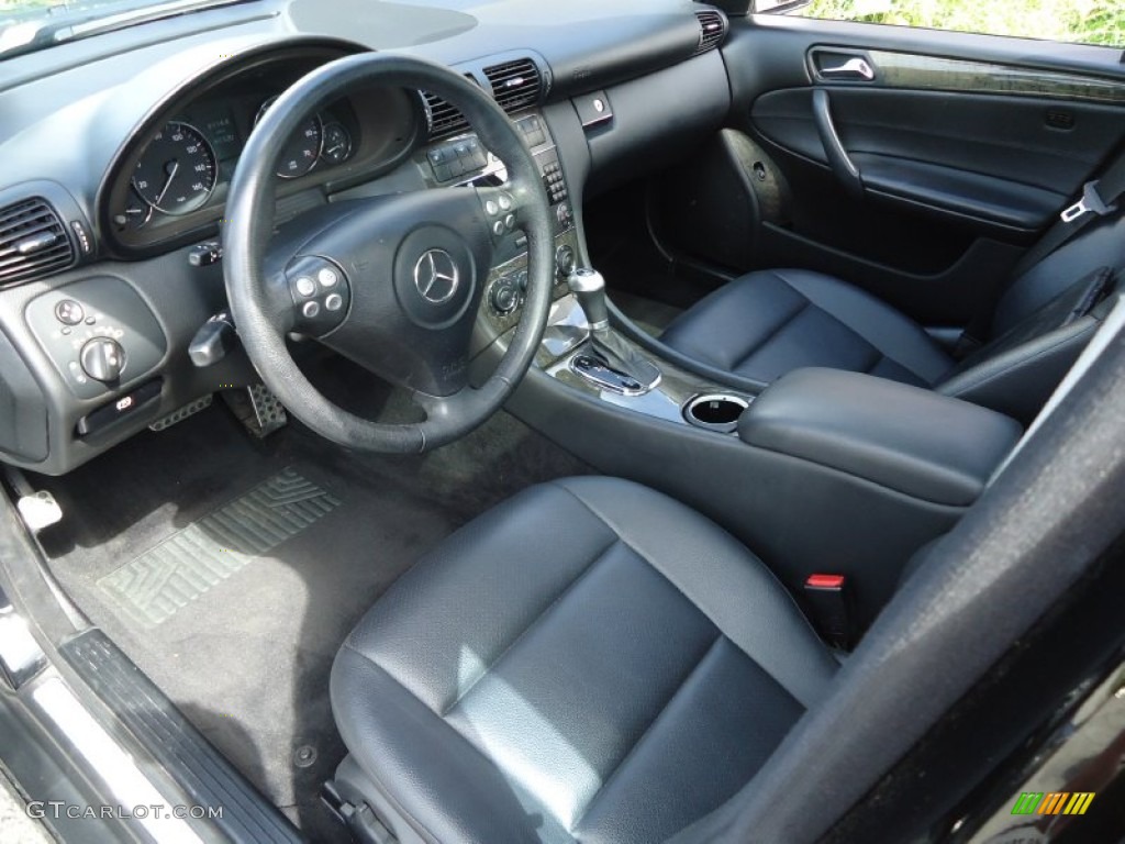 Black Interior 2007 Mercedes-Benz C 230 Sport Photo #66105099