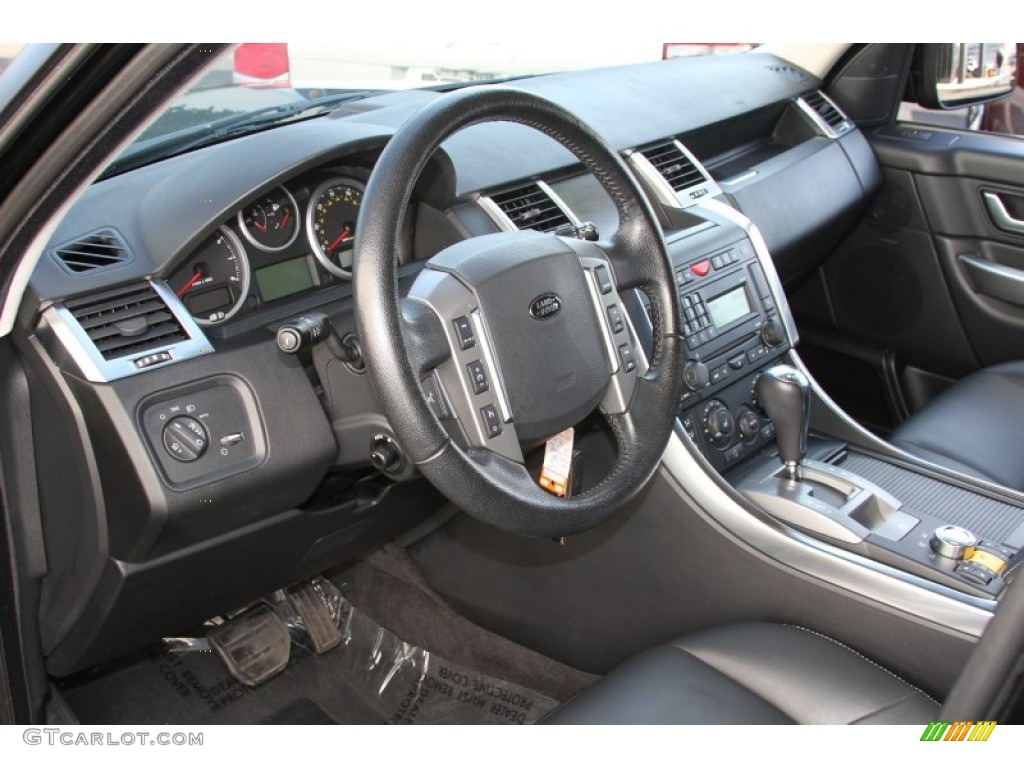 Ebony/Ebony Interior 2009 Land Rover Range Rover Sport Supercharged Photo #66105159