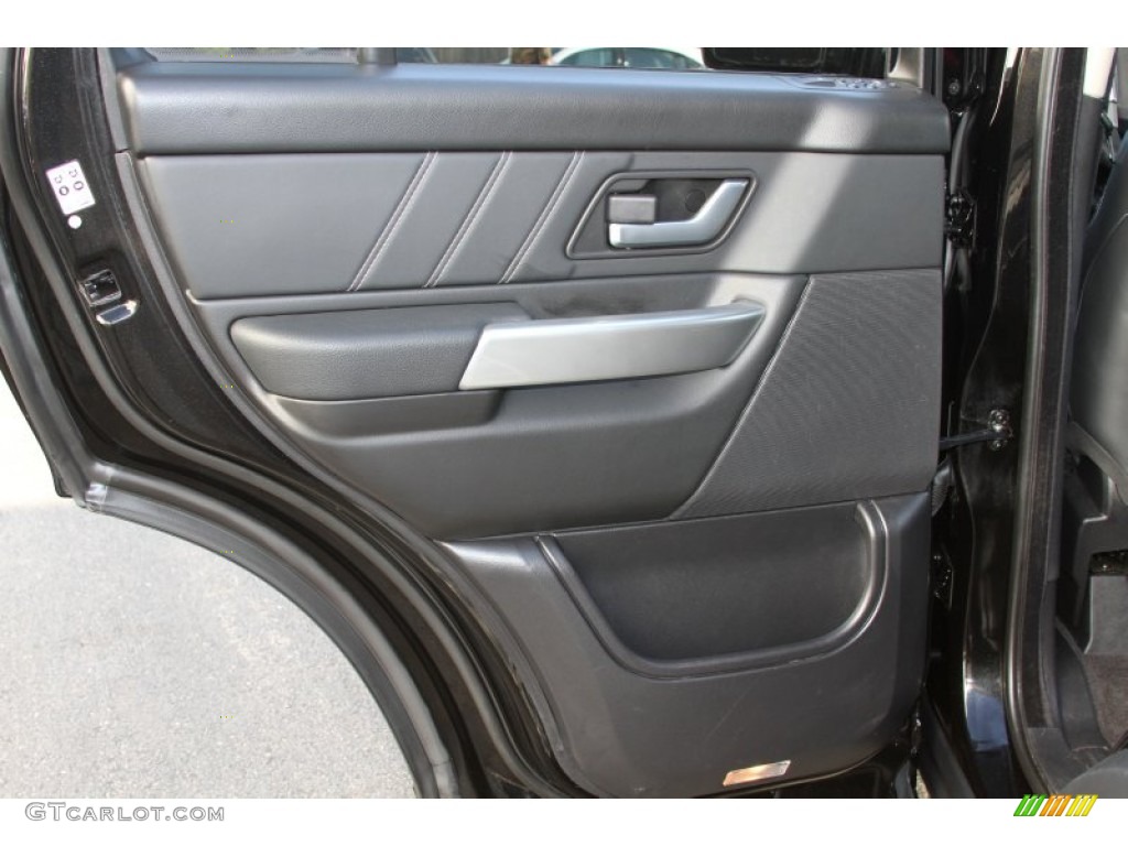 2009 Land Rover Range Rover Sport Supercharged Ebony/Ebony Door Panel Photo #66105372