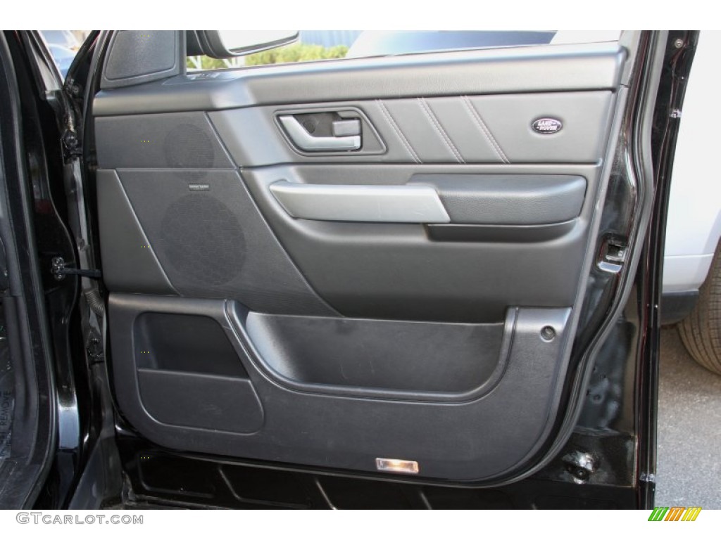 2009 Land Rover Range Rover Sport Supercharged Ebony/Ebony Door Panel Photo #66105375