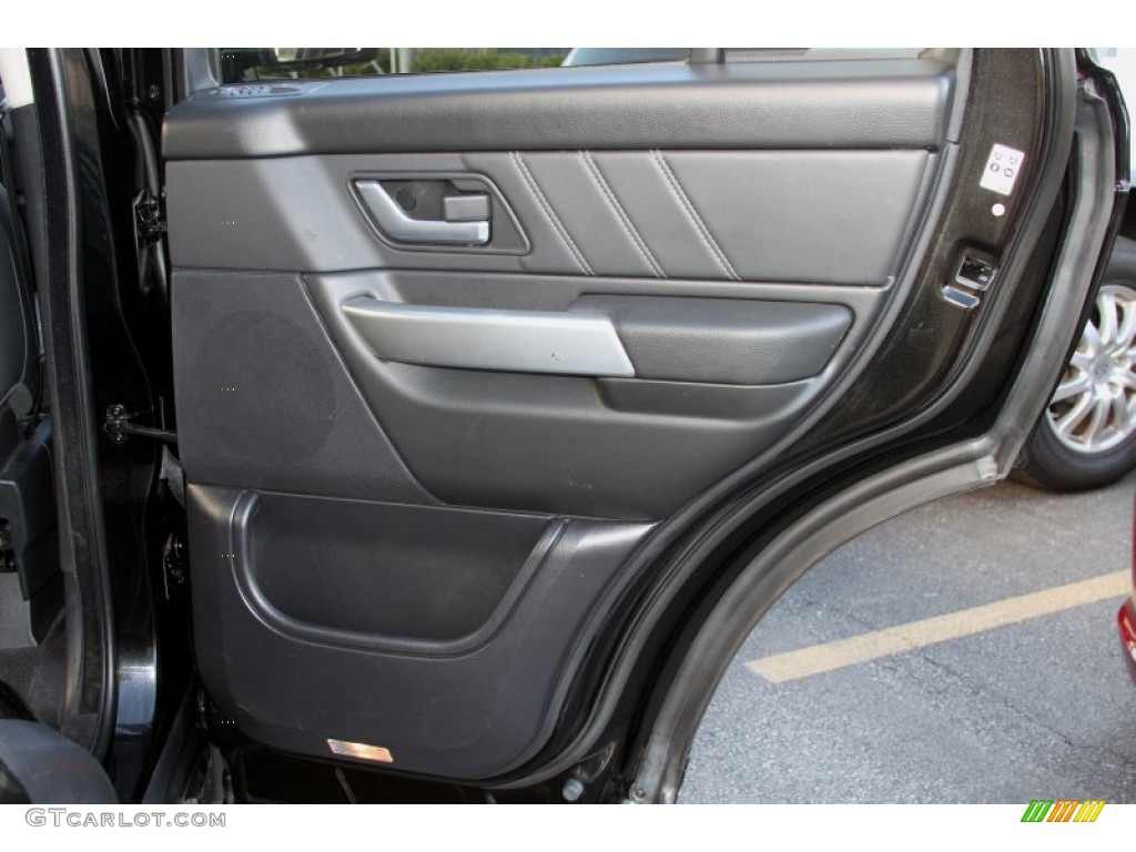 2009 Land Rover Range Rover Sport Supercharged Ebony/Ebony Door Panel Photo #66105394