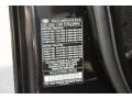Info Tag of 2009 Range Rover Sport Supercharged