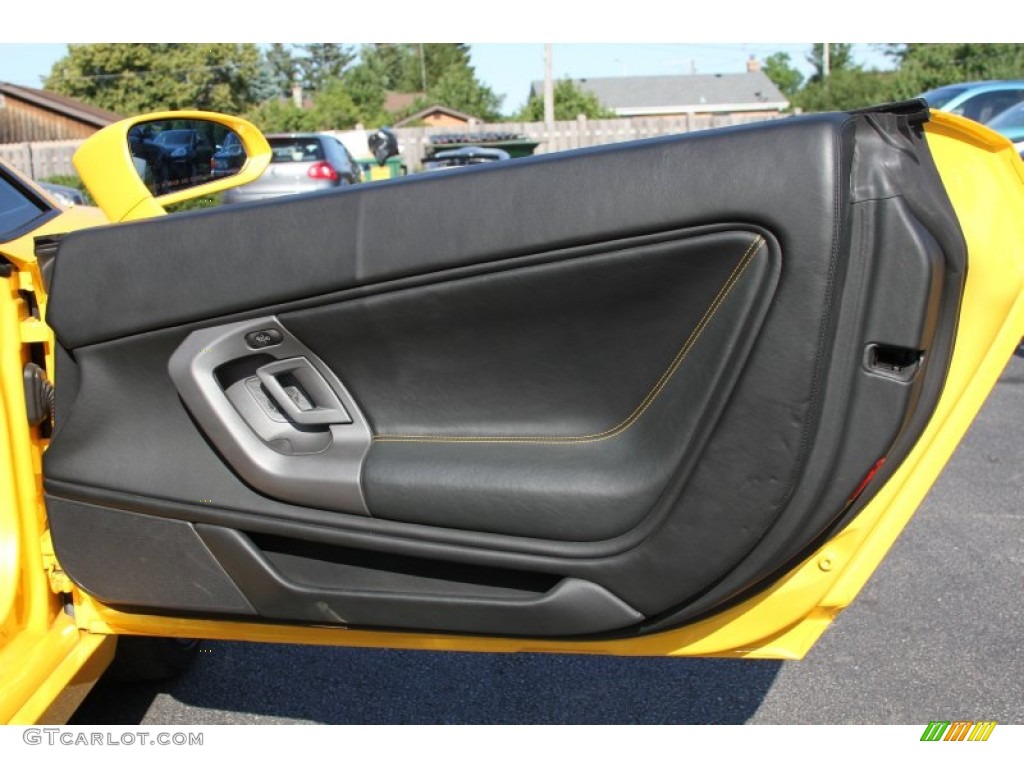 2004 Gallardo Coupe - Giallo Midas (Yellow) / Nero Perseus photo #29