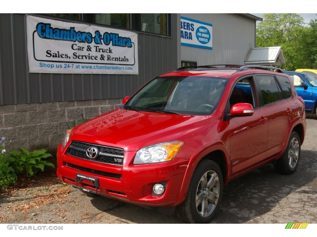 Barcelona Red Metallic Toyota RAV4