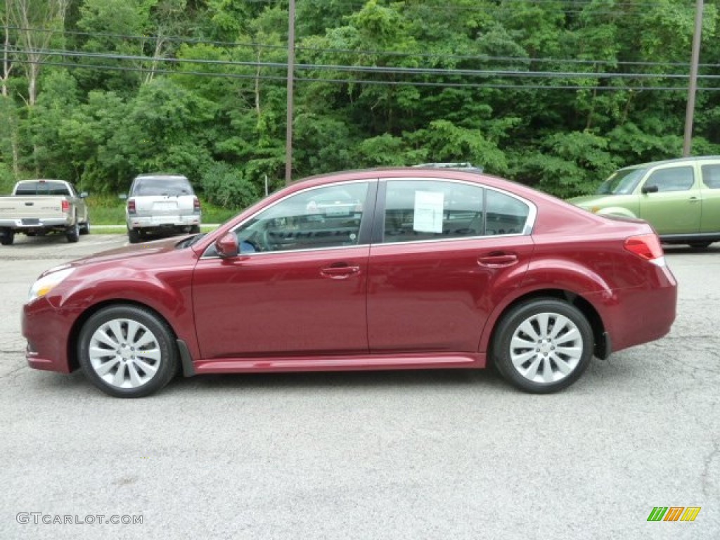 Ruby Red Pearl 2011 Subaru Legacy 3.6R Limited Exterior Photo #66109365