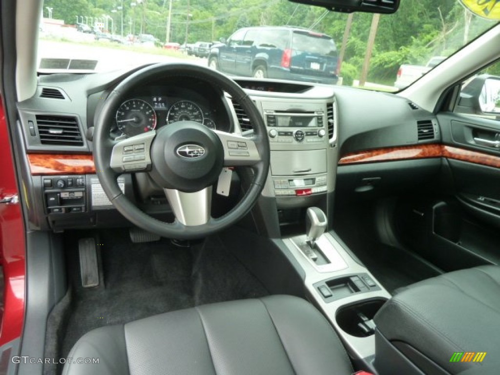 Off-Black Interior 2011 Subaru Legacy 3.6R Limited Photo #66109446