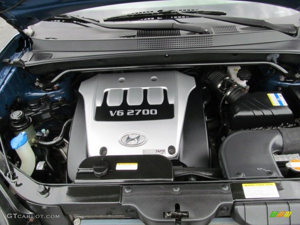 2007 Hyundai Tucson SE 4WD 2.7 Liter DOHC 24-Valve VVT V6 Engine Photo #66110052