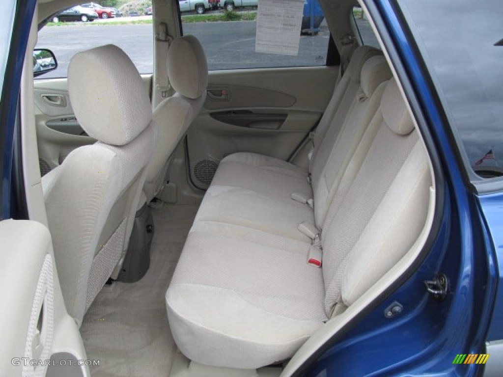Beige Interior 2007 Hyundai Tucson SE 4WD Photo #66110067