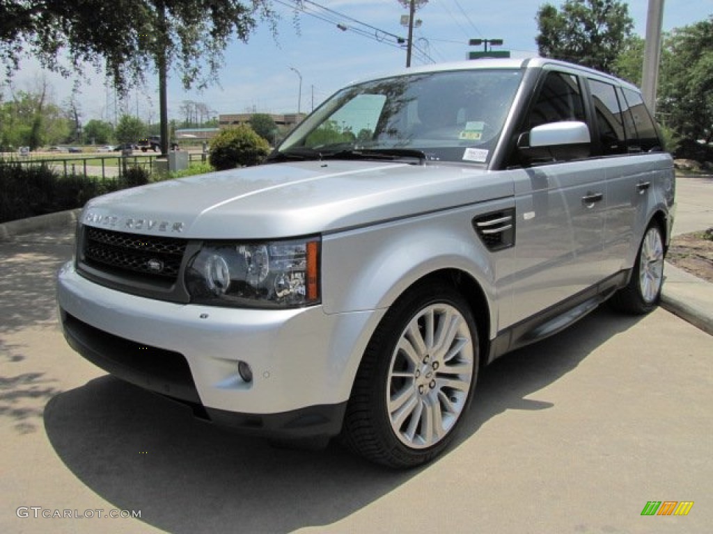 Zermatt Silver Metallic 2011 Land Rover Range Rover Sport HSE LUX Exterior Photo #66110413