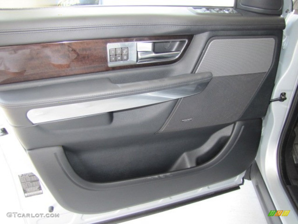 2011 Land Rover Range Rover Sport HSE LUX Ebony/Ebony Door Panel Photo #66110739