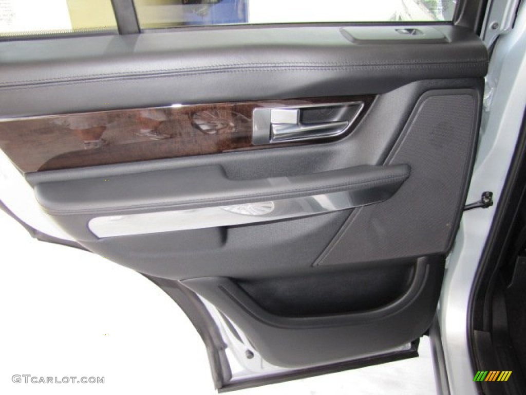 2011 Land Rover Range Rover Sport HSE LUX Ebony/Ebony Door Panel Photo #66110745