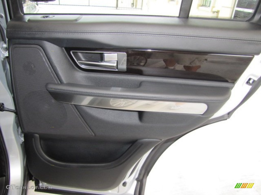 2011 Land Rover Range Rover Sport HSE LUX Ebony/Ebony Door Panel Photo #66110754