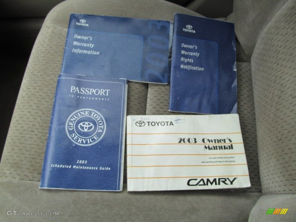 2003 Camry LE - Desert Sand Mica / Taupe photo #22