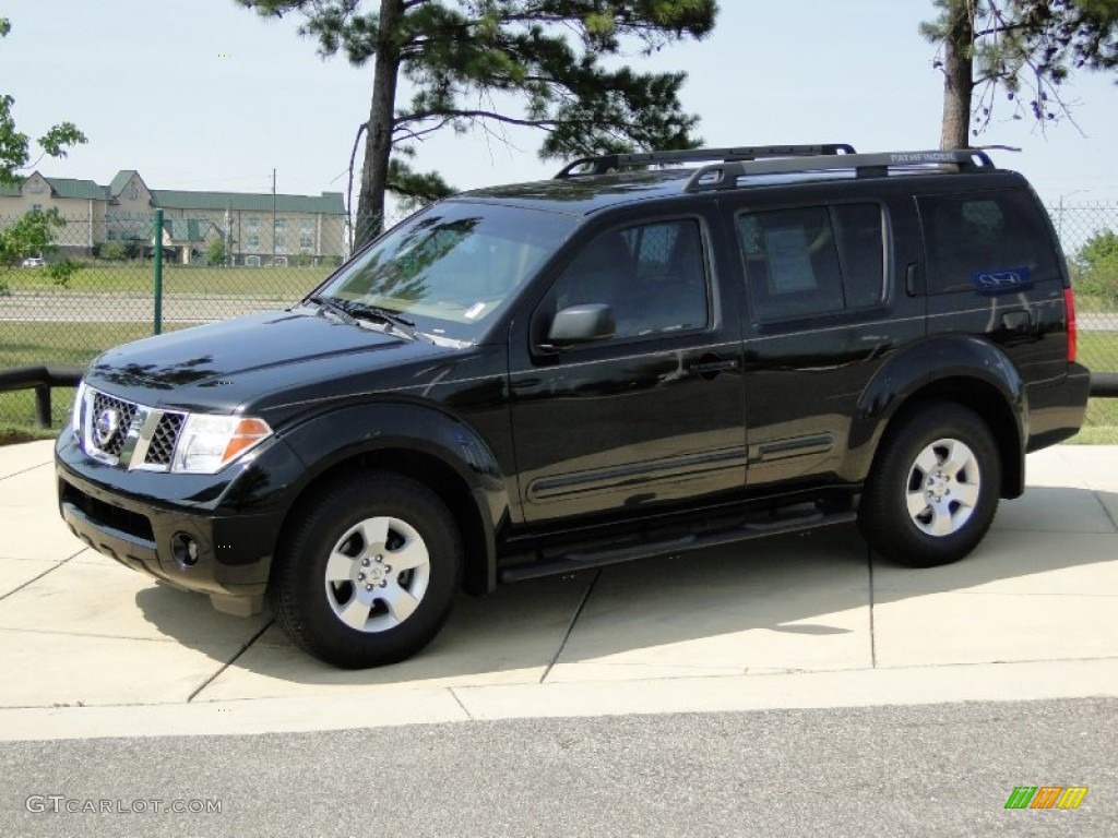 Super Black 2007 Nissan Pathfinder S Exterior Photo #66110943