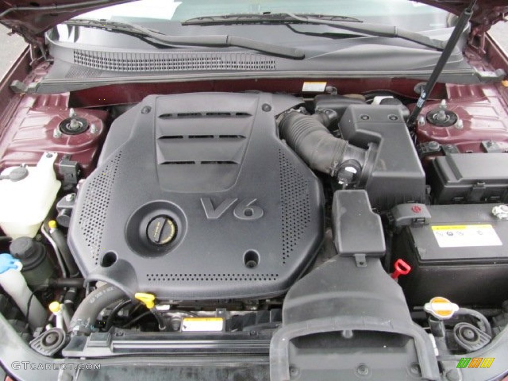 2010 Hyundai Sonata SE V6 3.3 Liter DOHC 24-Valve CVVT V6 Engine Photo #66110979