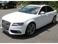 Ibis White 2011 Audi S4 3.0 quattro Sedan Exterior