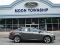 2012 Sterling Grey Metallic Ford Focus SEL Sedan  photo #2