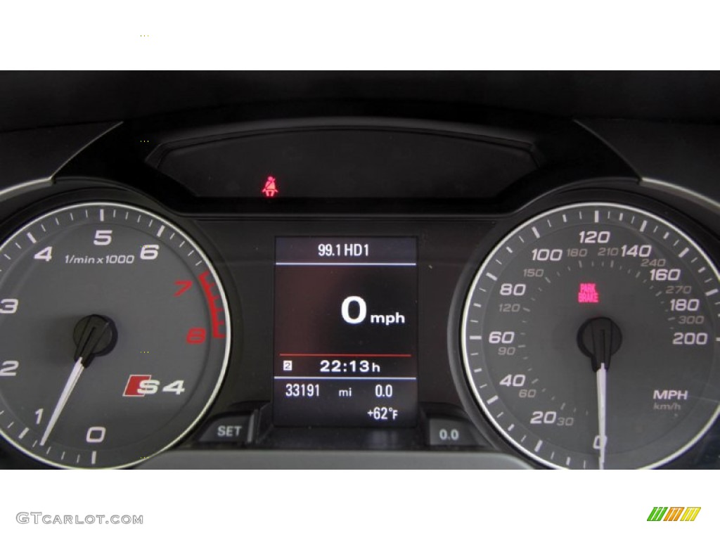2011 Audi S4 3.0 quattro Sedan Gauges Photo #66111921