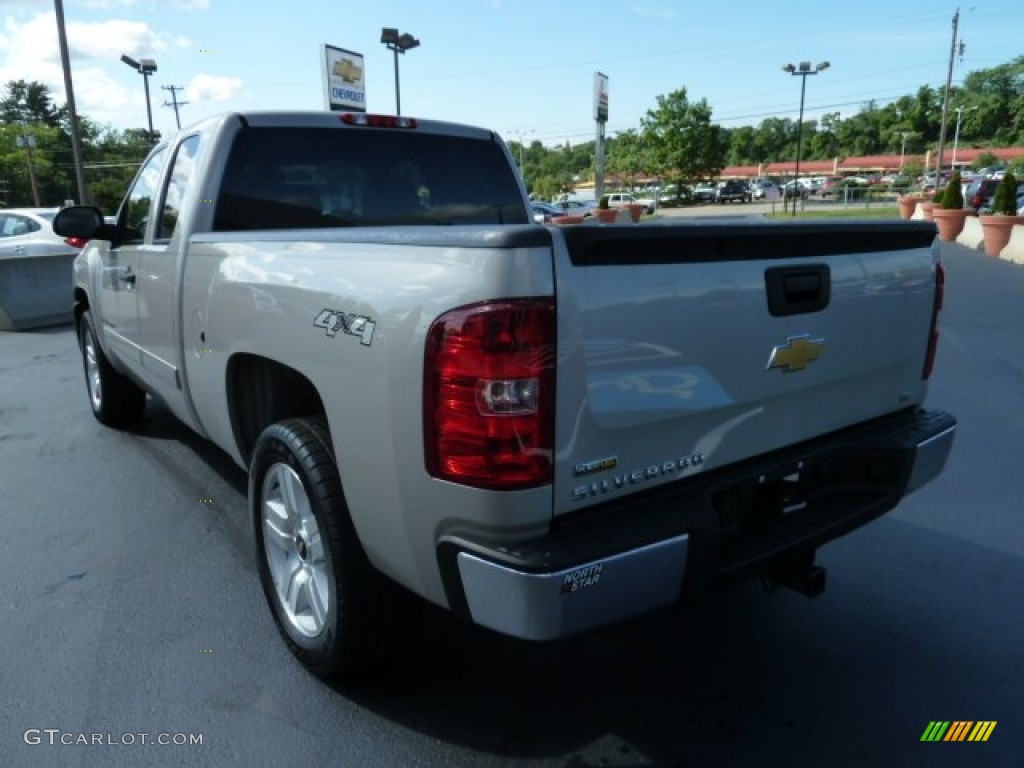 2008 Silverado 1500 LT Extended Cab 4x4 - Silver Birch Metallic / Ebony photo #5