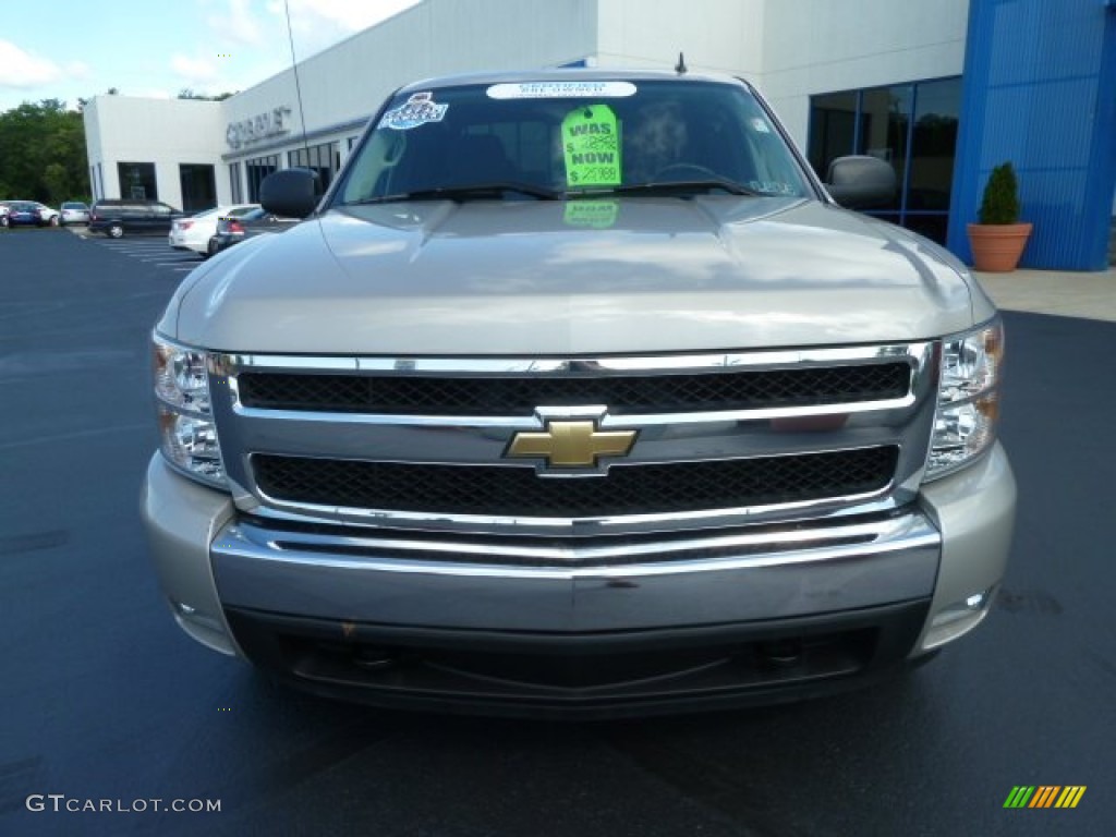 2008 Silverado 1500 LT Extended Cab 4x4 - Silver Birch Metallic / Ebony photo #8