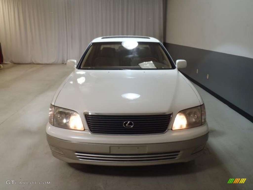 1999 LS 400 - Diamond White Pearl / Ivory photo #3