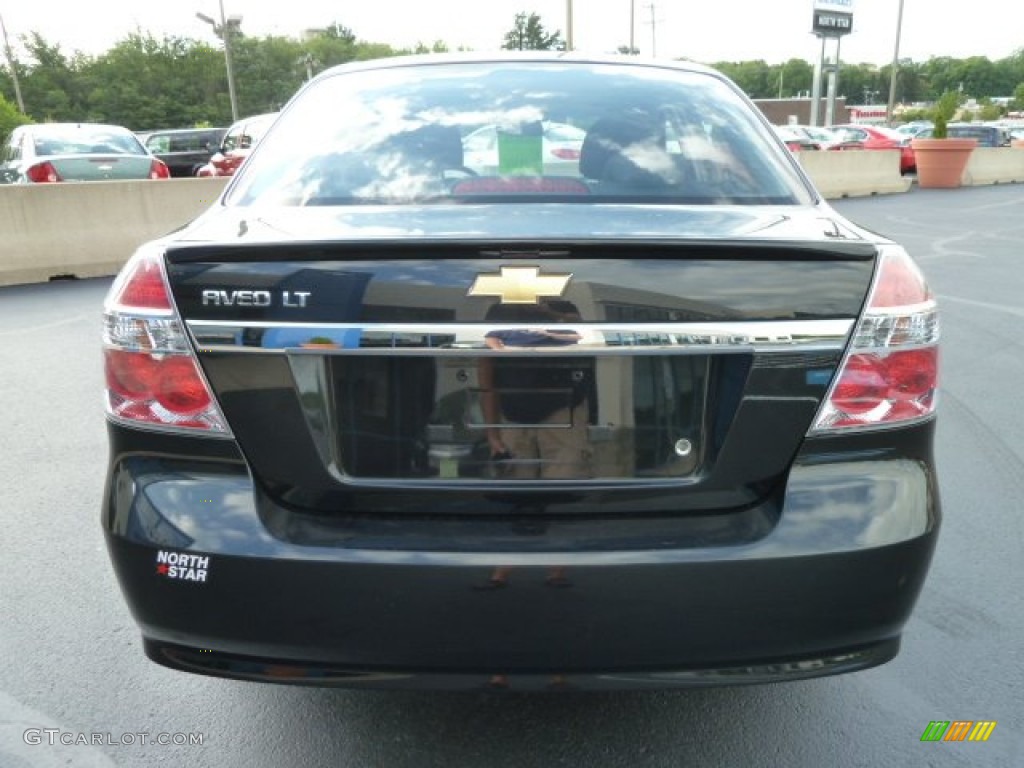 2010 Aveo LT Sedan - Black Granite / Charcoal photo #3