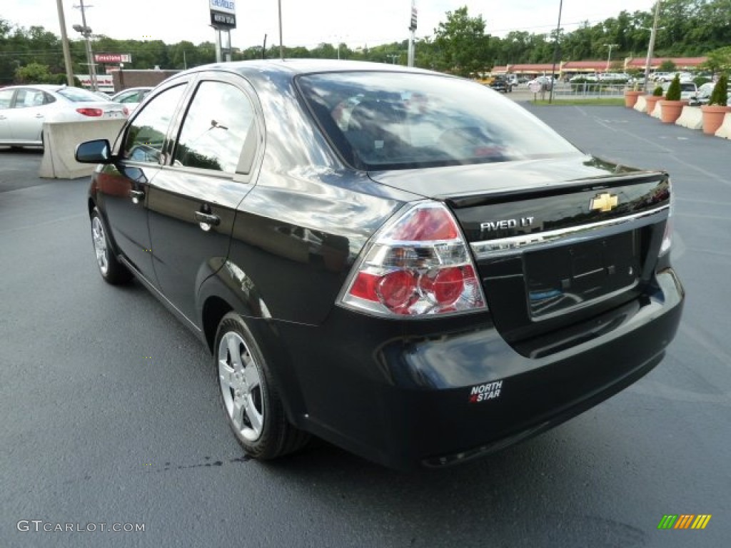 2010 Aveo LT Sedan - Black Granite / Charcoal photo #4