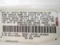  1999 LS 400 Diamond White Pearl Color Code 051