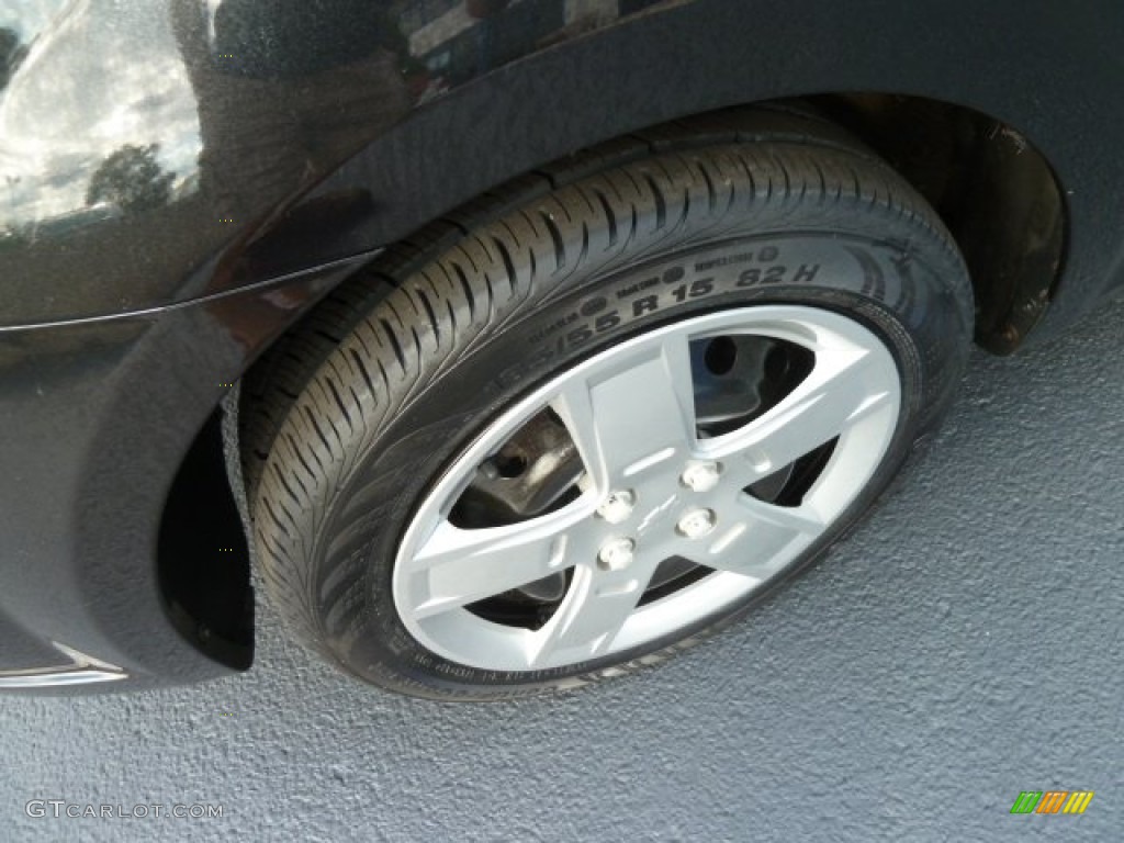 2010 Aveo LT Sedan - Black Granite / Charcoal photo #9