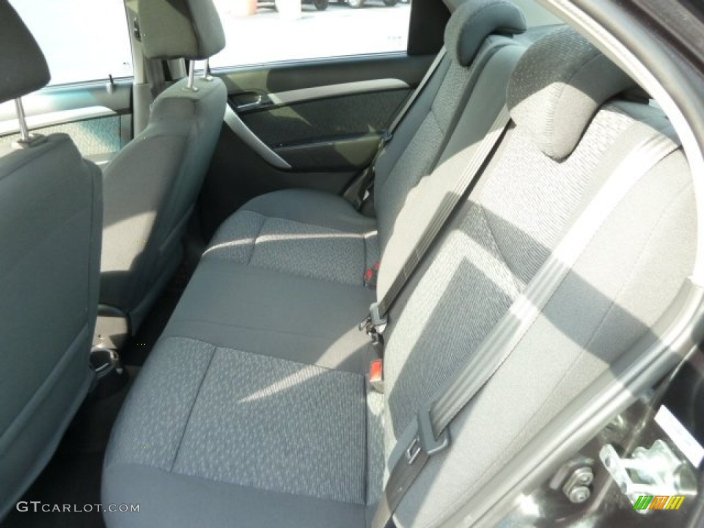 2010 Aveo LT Sedan - Black Granite / Charcoal photo #11