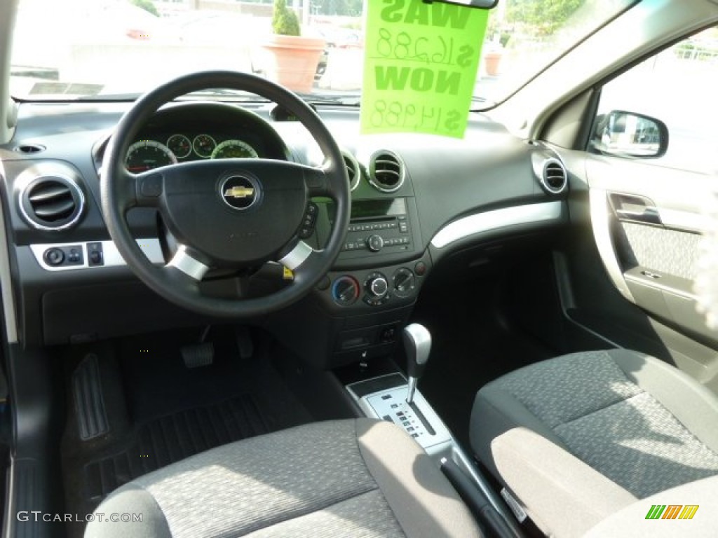 2010 Aveo LT Sedan - Black Granite / Charcoal photo #12