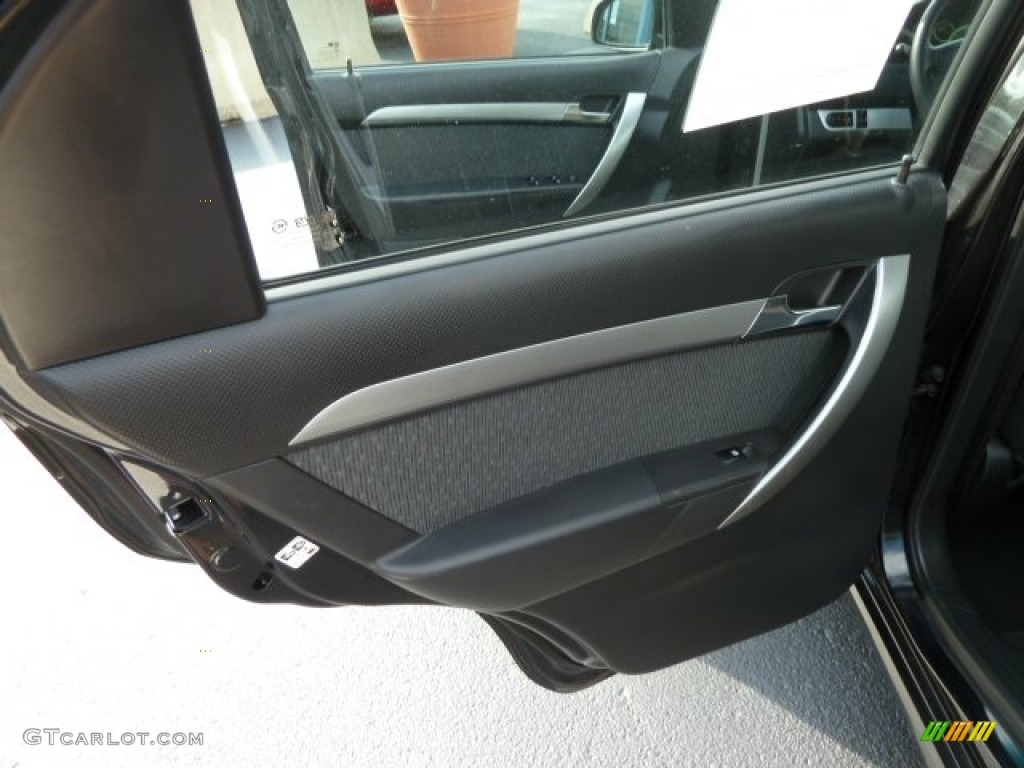 2010 Aveo LT Sedan - Black Granite / Charcoal photo #13