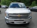 2012 Silver Ice Metallic Chevrolet Silverado 1500 LT Extended Cab 4x4  photo #3