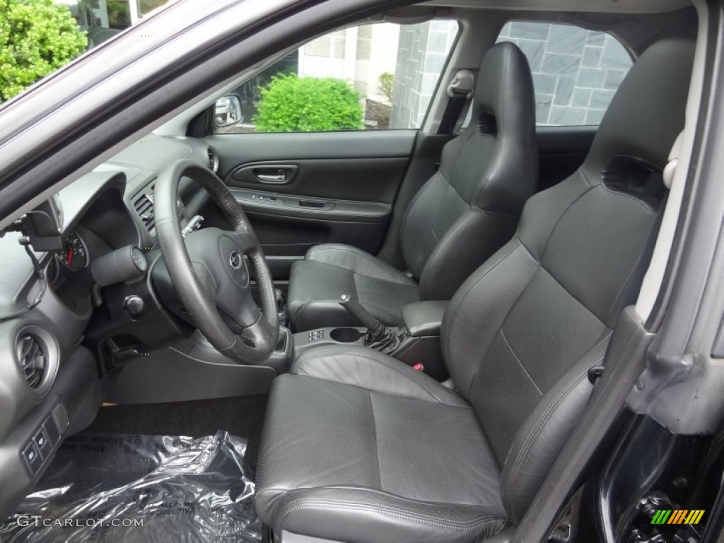 Anthracite Black Interior 2006 Subaru Impreza Wrx Wagon