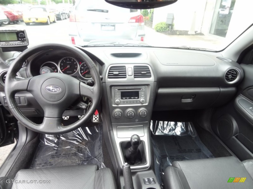 2006 Subaru Impreza WRX Wagon Anthracite Black Dashboard Photo #66115086