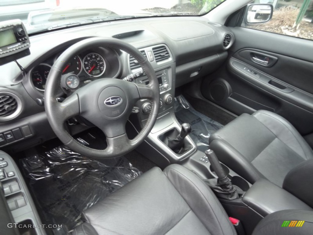 Anthracite Black Interior 2006 Subaru Impreza Wrx Wagon