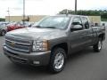 2012 Graystone Metallic Chevrolet Silverado 1500 LT Extended Cab 4x4  photo #4