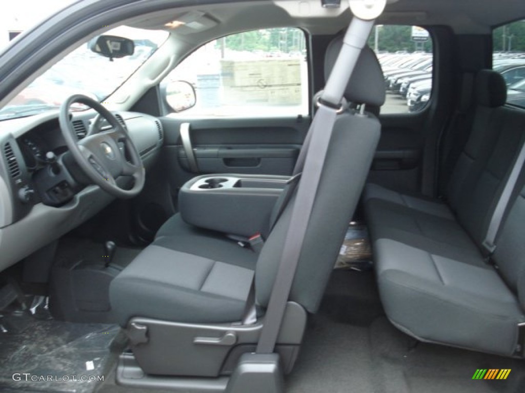 2012 Silverado 1500 LS Extended Cab 4x4 - Blue Granite Metallic / Dark Titanium photo #14