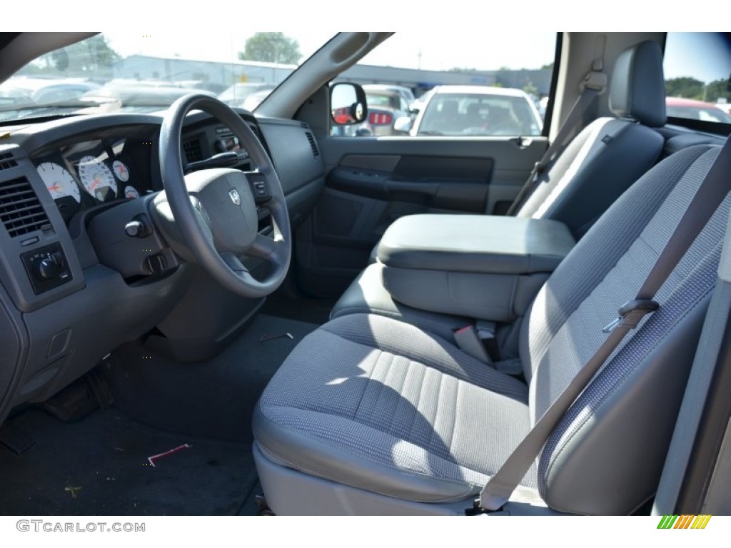 2007 Ram 1500 ST Regular Cab - Mineral Gray Metallic / Medium Slate Gray photo #14