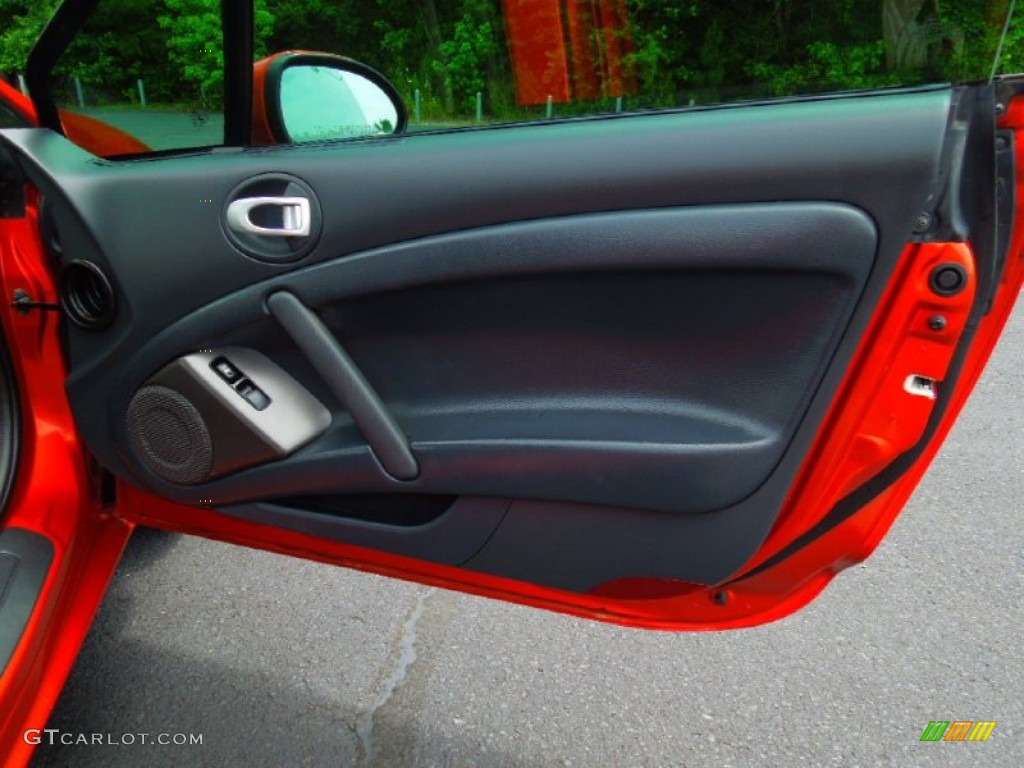2008 Mitsubishi Eclipse GS Coupe Dark Charcoal Door Panel Photo #66117660