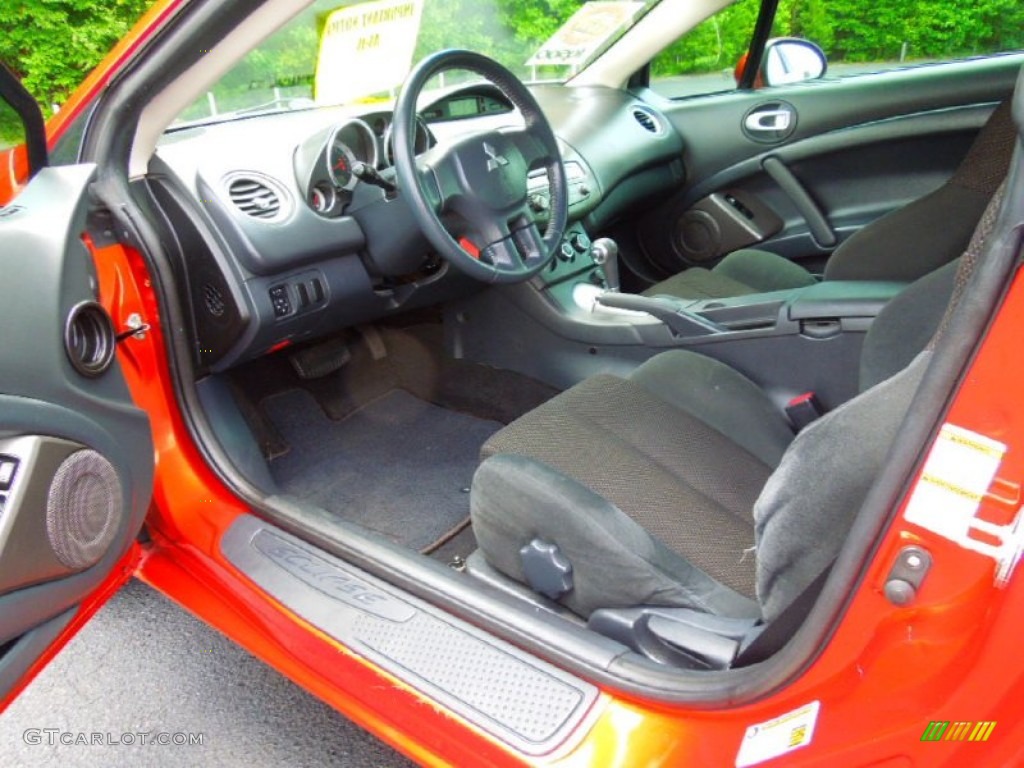 Dark Charcoal Interior 2008 Mitsubishi Eclipse GS Coupe Photo #66117684