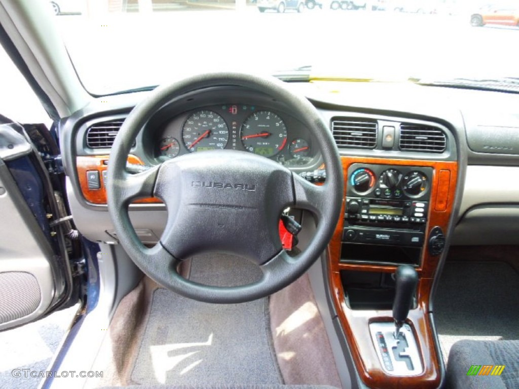 2001 Outback Wagon - Deep Sapphire Metallic / Black photo #15