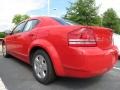 2009 Tor Red Dodge Avenger SE  photo #2