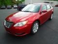 Deep Cherry Red Crystal Pearl Coat 2012 Chrysler 200 Touring Sedan Exterior