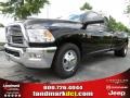 Black 2012 Dodge Ram 3500 HD Big Horn Crew Cab Dually