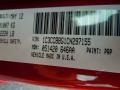 PRP: Deep Cherry Red Crystal Pearl Coat 2012 Chrysler 200 Touring Sedan Color Code
