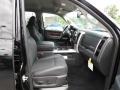 2012 Black Dodge Ram 3500 HD Laramie Crew Cab 4x4 Dually  photo #8