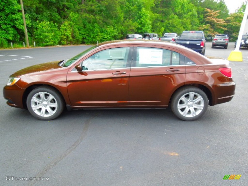 Deep Auburn Pearl 2012 Chrysler 200 Touring Sedan Exterior Photo #66118782
