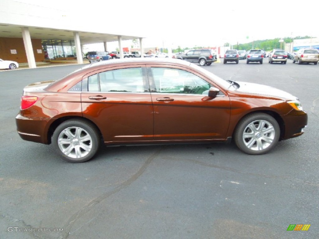 Deep Auburn Pearl 2012 Chrysler 200 Touring Sedan Exterior Photo #66118803